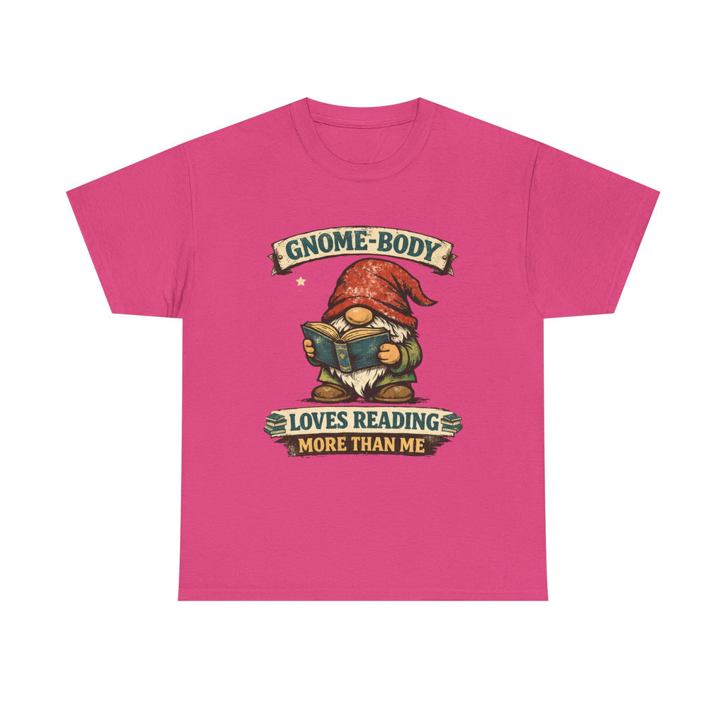 Gnome Reading Shirt | Book Lover Humour Tee
