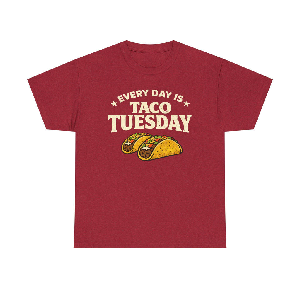 Taco Tuesday Shirt | Taco Illustration, Funny Text, Casual Food Tee