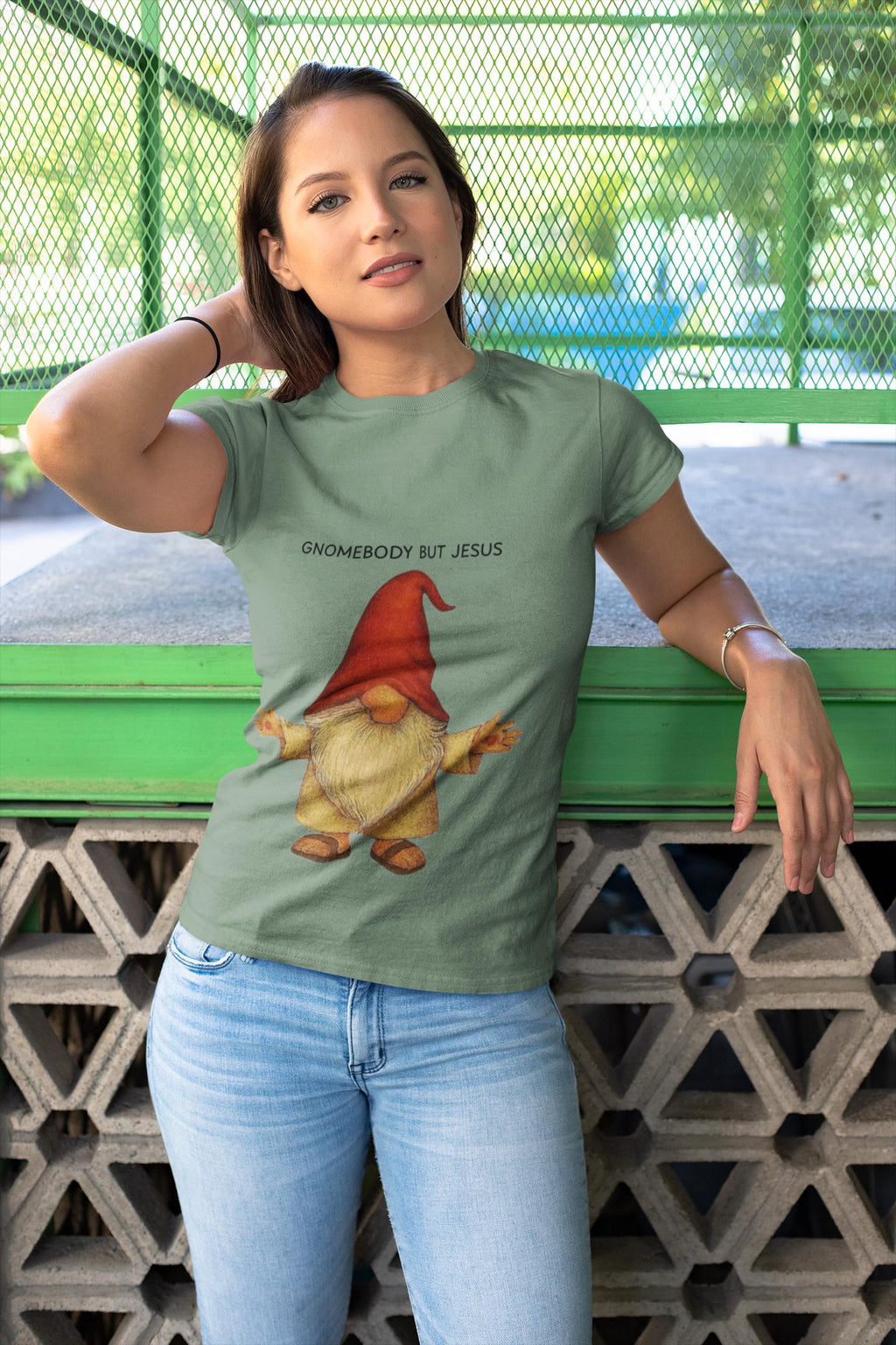 Gnomebody But Jesus T-shirt | 1 Timothy 2:5 Scripture Tee, Christian Graphic Tee, Men Women