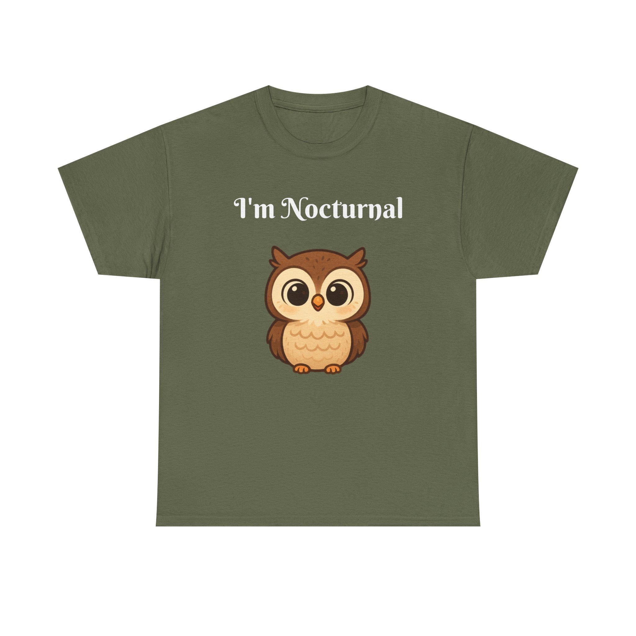 Nocturnal Owl T-Shirt | Night Owl Graphic Tee