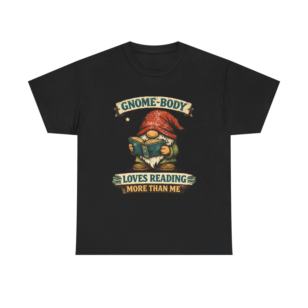 Gnome Reading Shirt | Book Lover Humour Tee