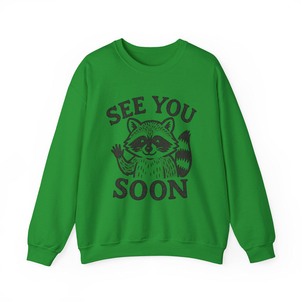Raccoon Illustration Sweatshirt | Vintage Crewneck Comfort
