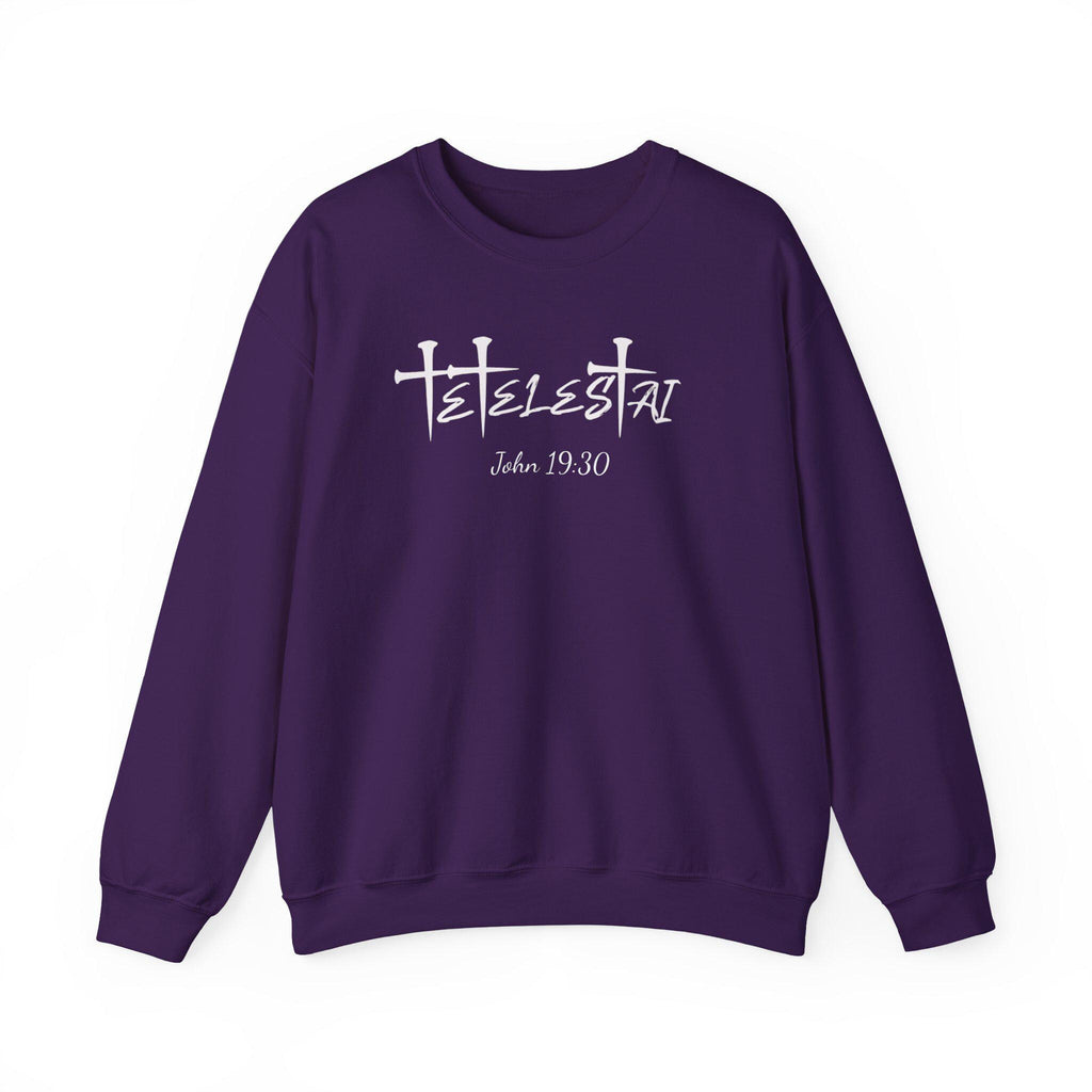 Tetelestai Embroidered Sweatshirt | Christian Apparel John 19:30