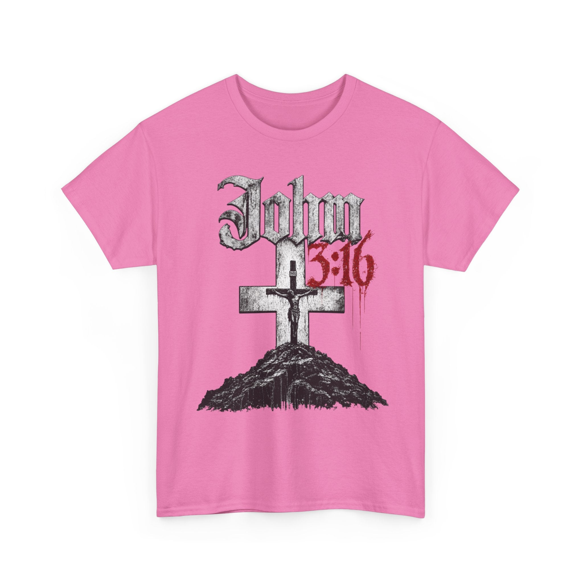 John 3 16 Cross T Shirt | Christian Faith Scripture Tee