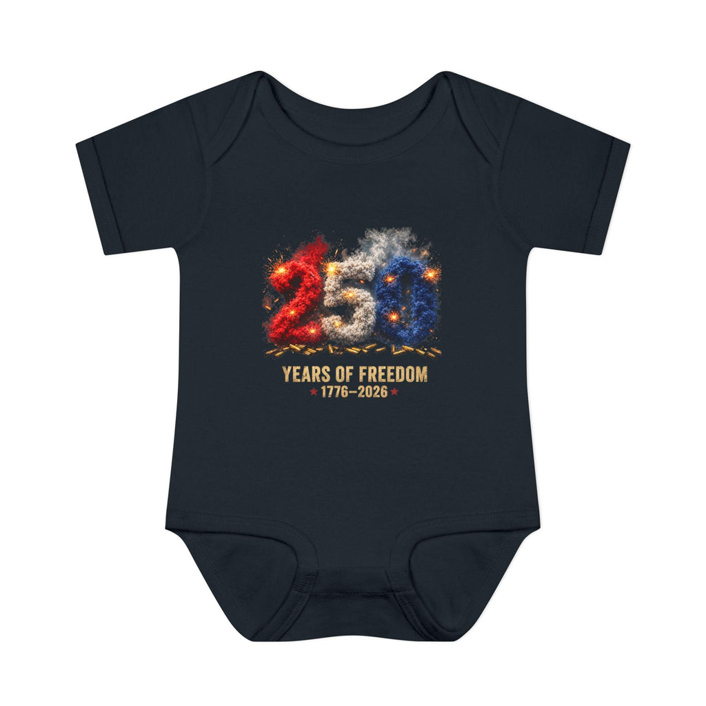 4th of July Gildan Tee 250 Years of Freedom TShirt (1776 to 2026)