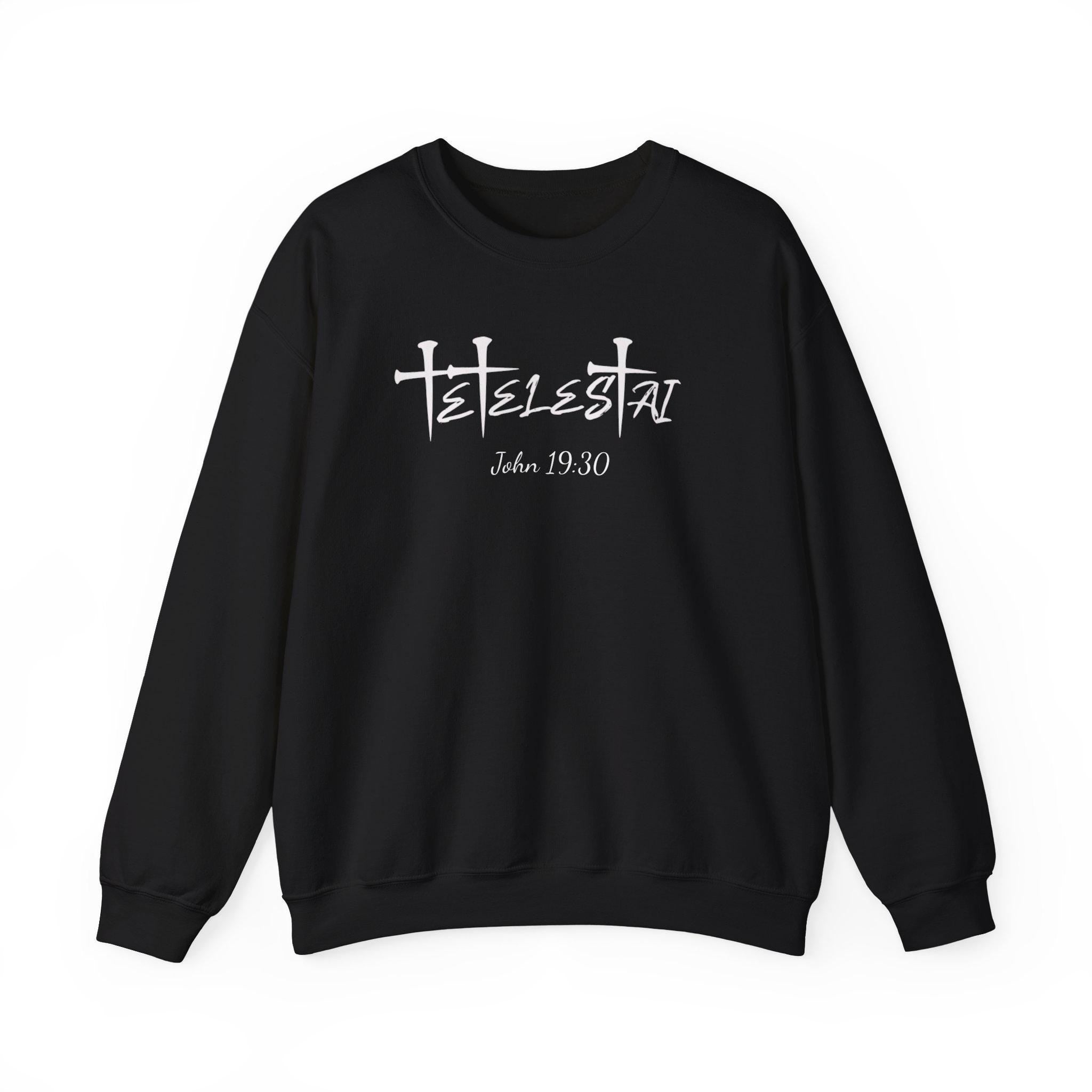 Tetelestai Embroidered Sweatshirt | Christian Apparel John 19:30