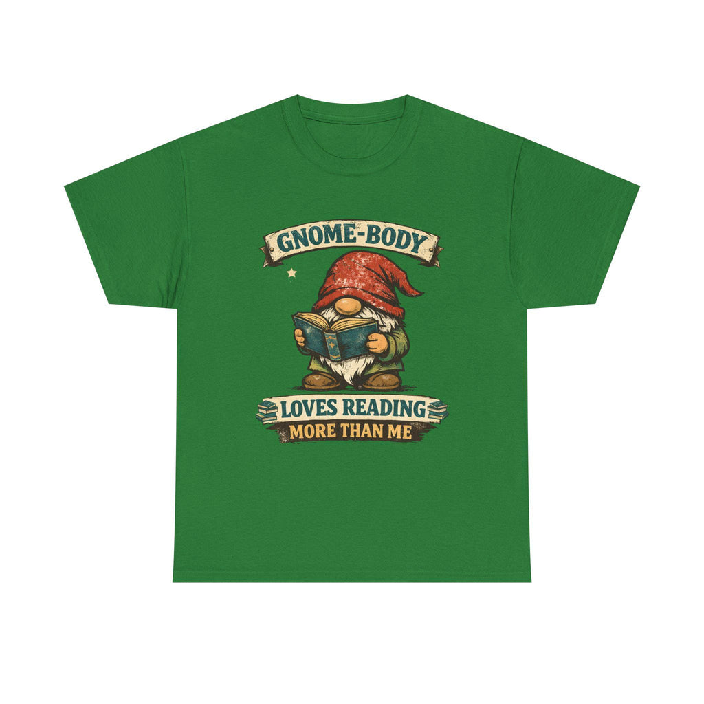Gnome Reading Shirt | Book Lover Humour Tee