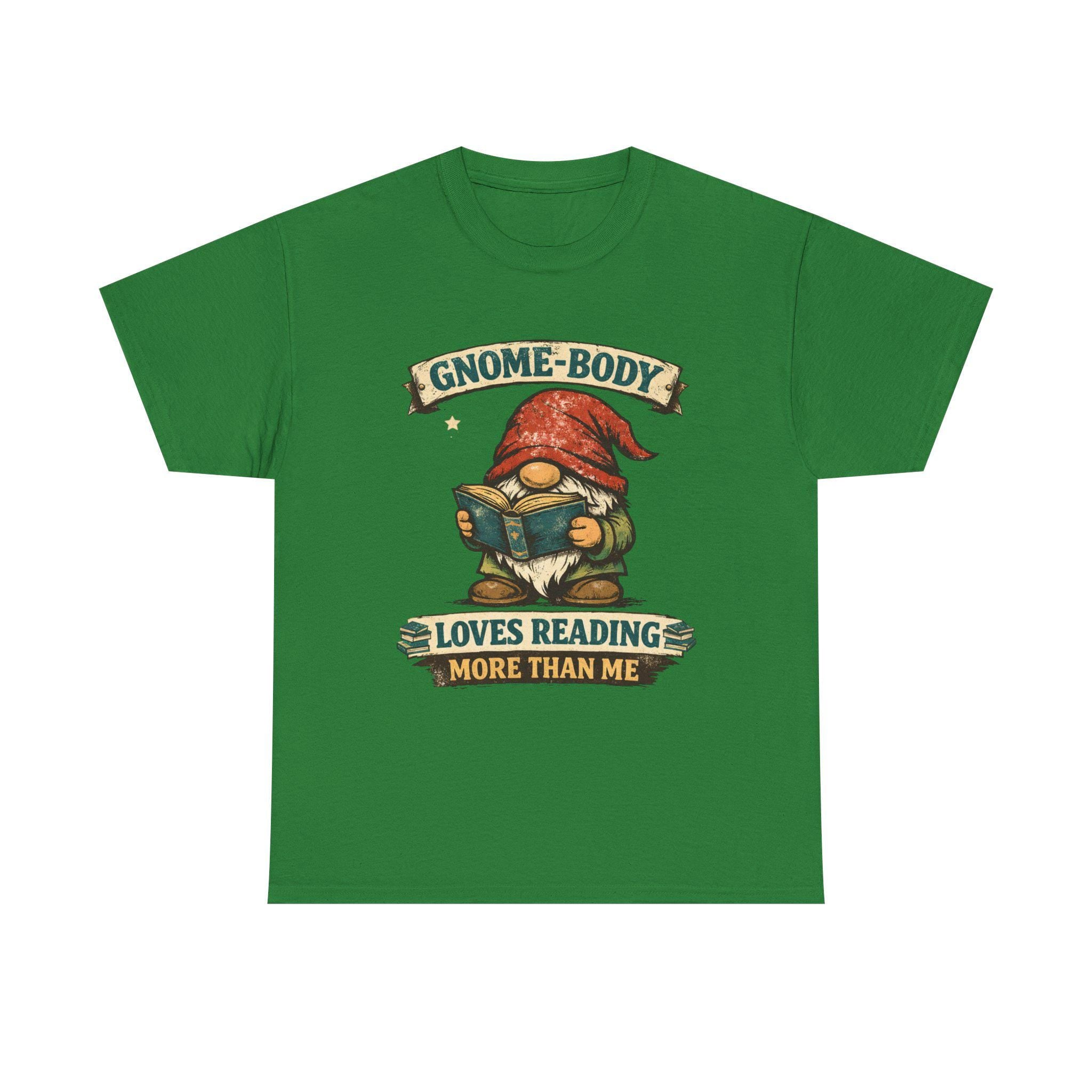 Gnome Reading Shirt | Book Lover Humour Tee