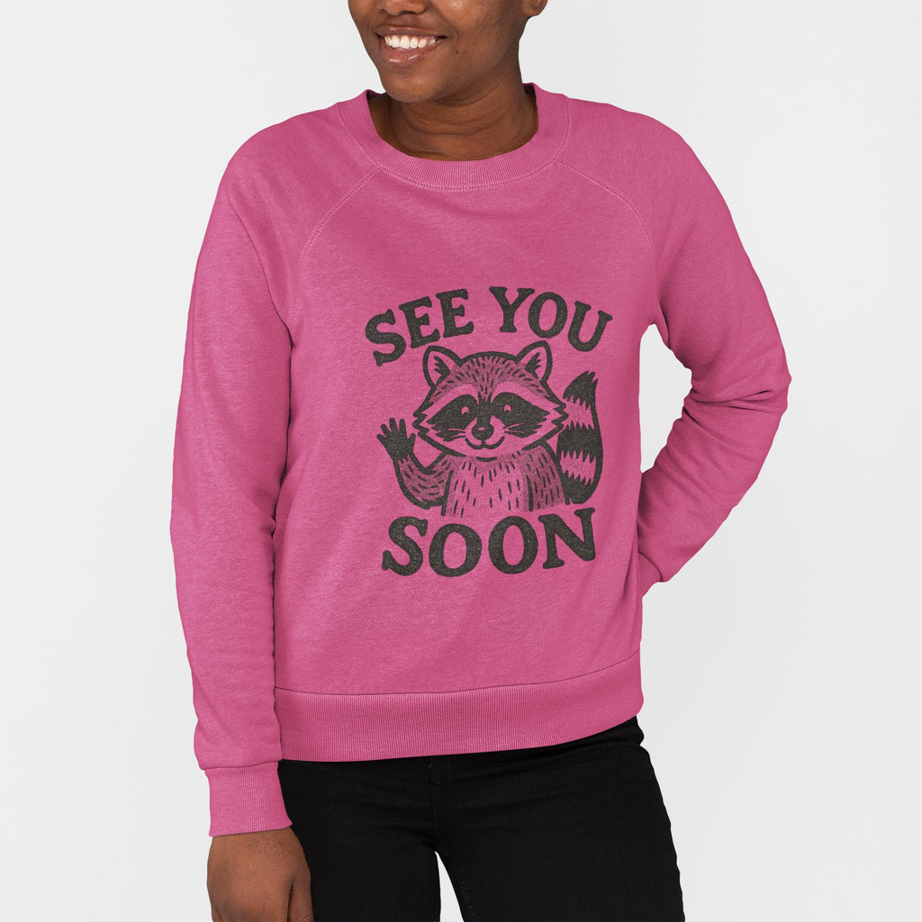 Raccoon Illustration Sweatshirt | Vintage Crewneck Comfort