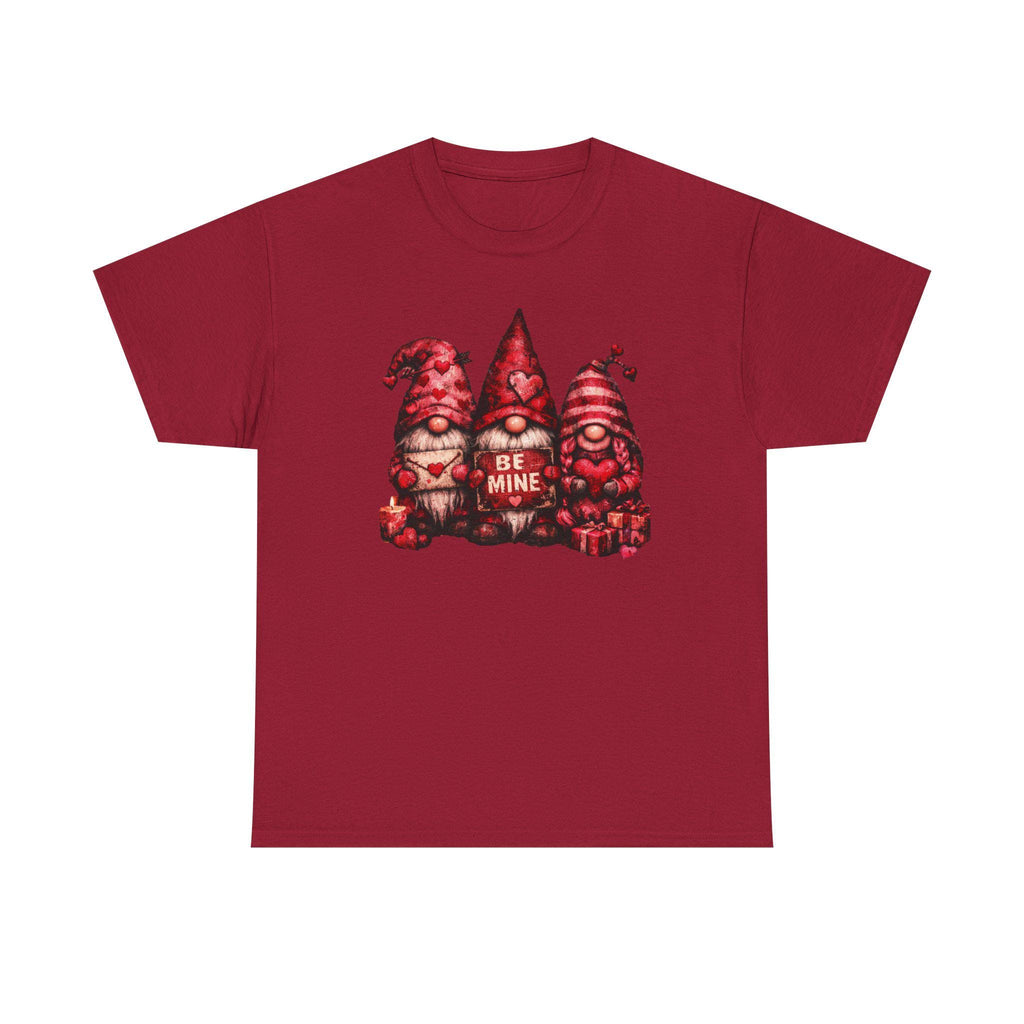 Valentines Gnomes T-Shirt | Couple Gnomes Heart Design, Cozy Vibes