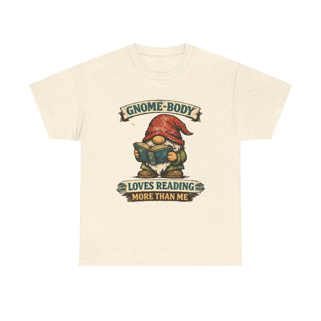 Gnome Reading Shirt | Book Lover Humour Tee