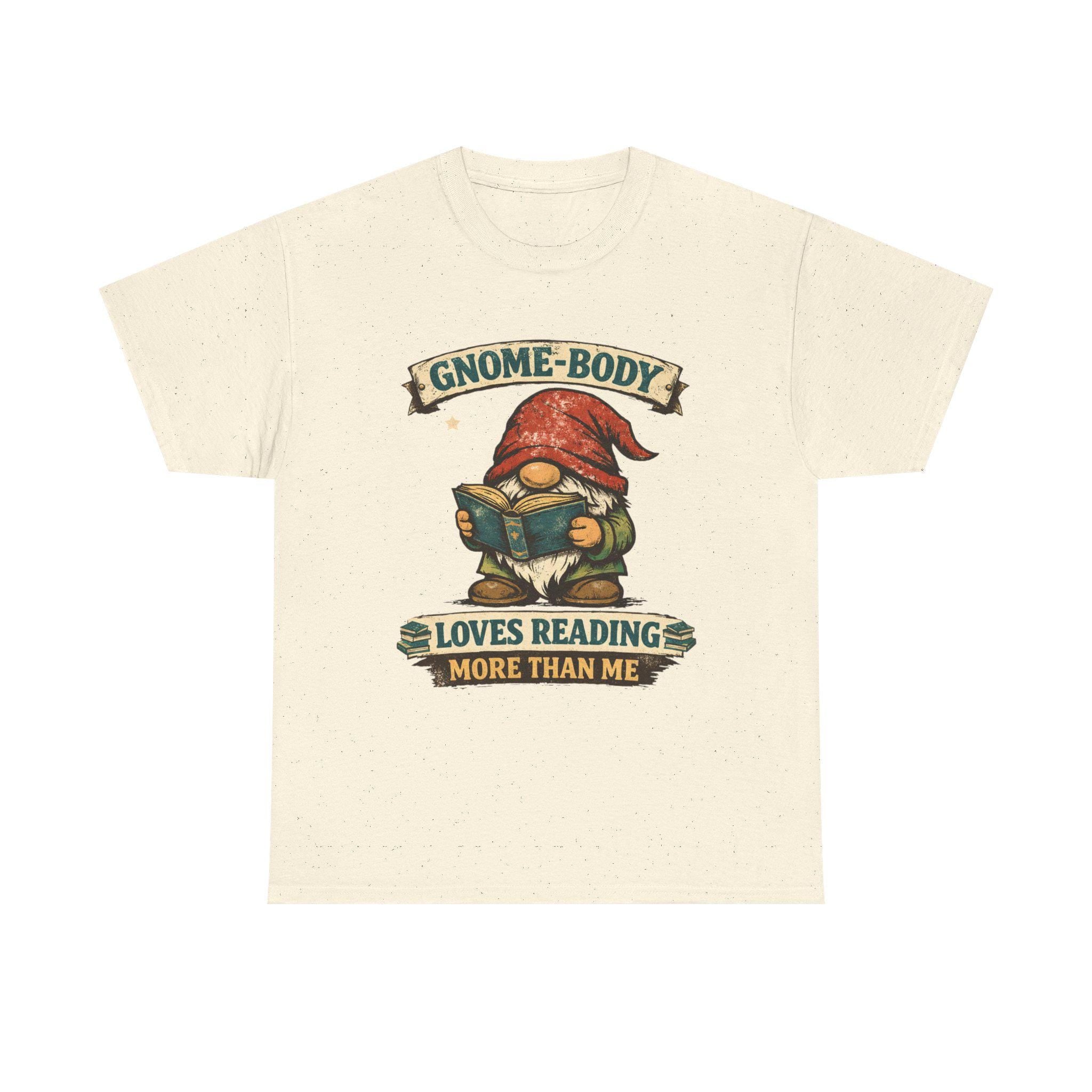 Gnome Reading Shirt | Book Lover Humour Tee