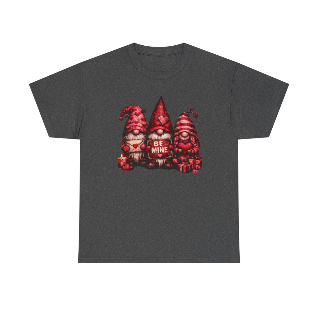 Valentines Gnomes T-Shirt | Couple Gnomes Heart Design, Cozy Vibes