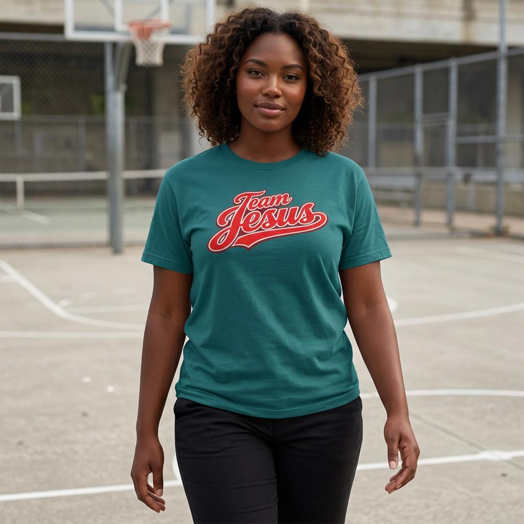 Team Jesus Psalm 23 jersey tee | The Lord is my shepherd