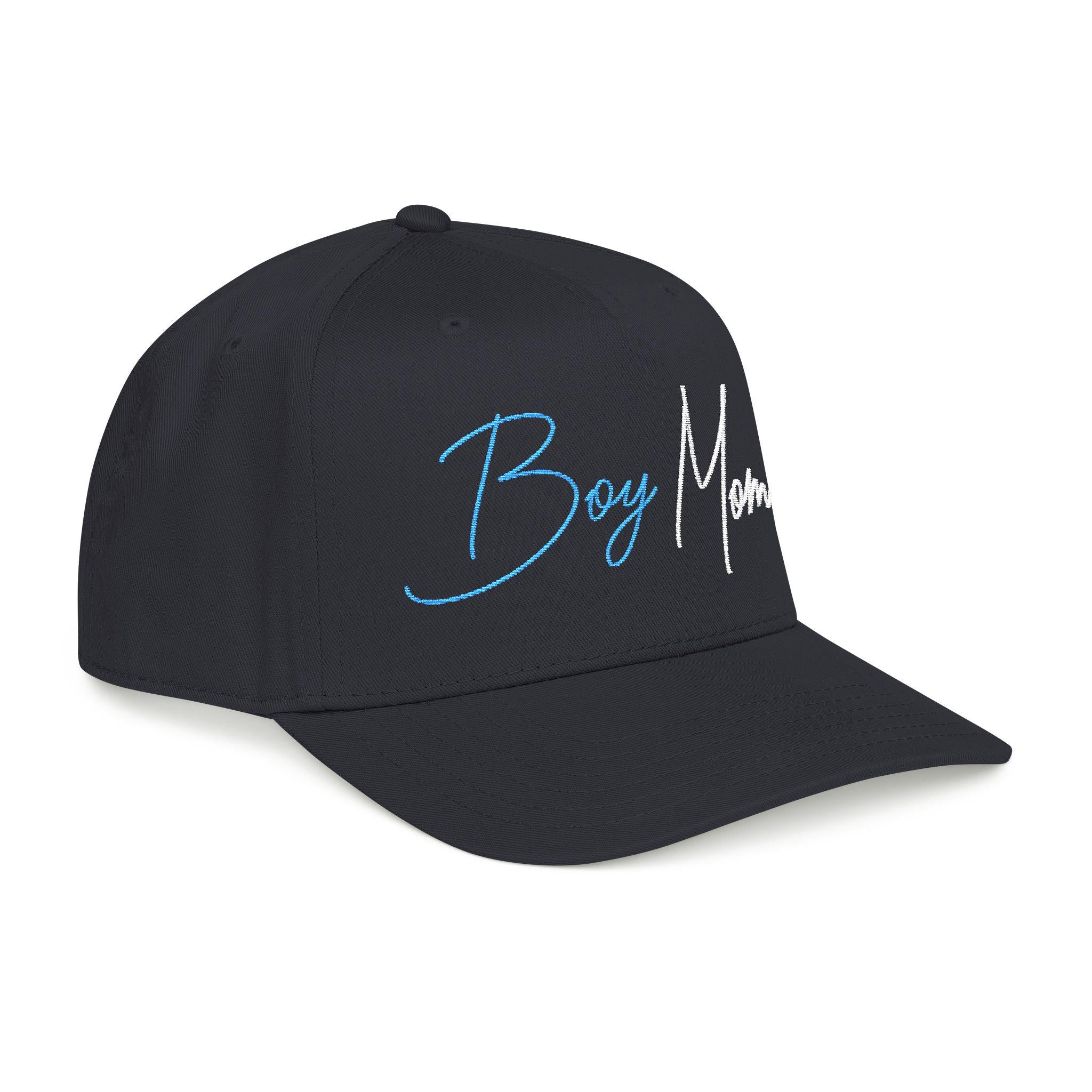 Boy Mom Baseball Cap | Embroidered Mom Hat