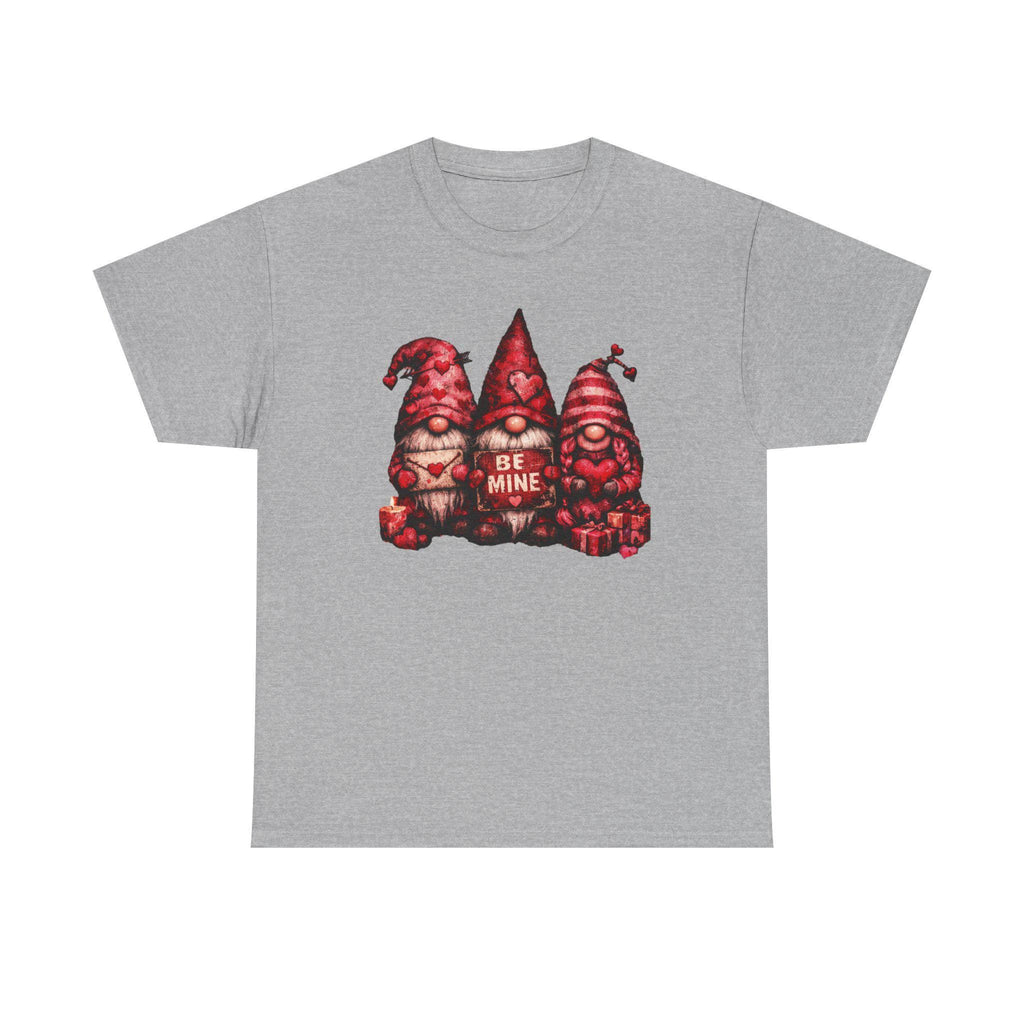Valentines Gnomes T-Shirt | Couple Gnomes Heart Design, Cozy Vibes