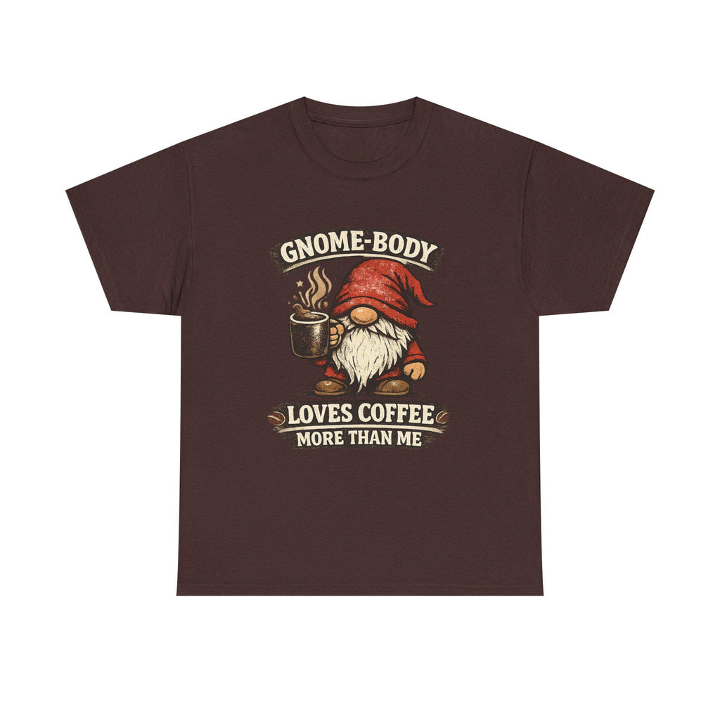 Gnome Coffee Shirt | Humorous Gnome Lover Graphic Tee