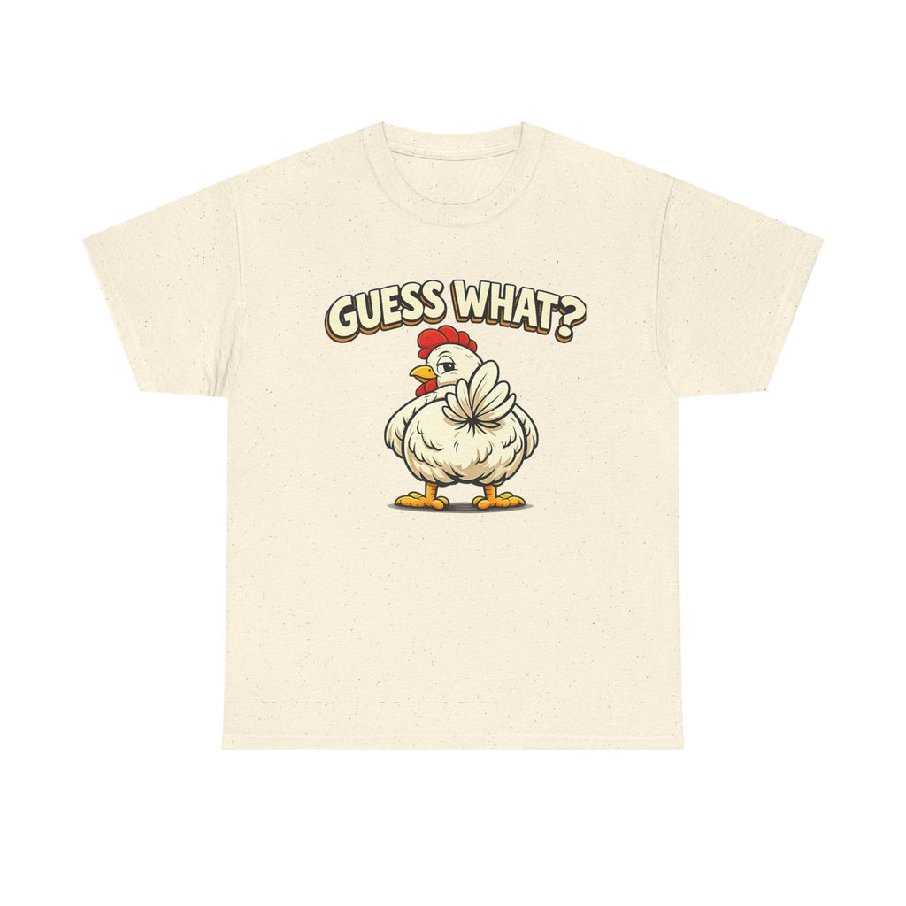 Guess What Chicken Shirt | Funny Hen Illustration, Farm Animal Gildan Tee