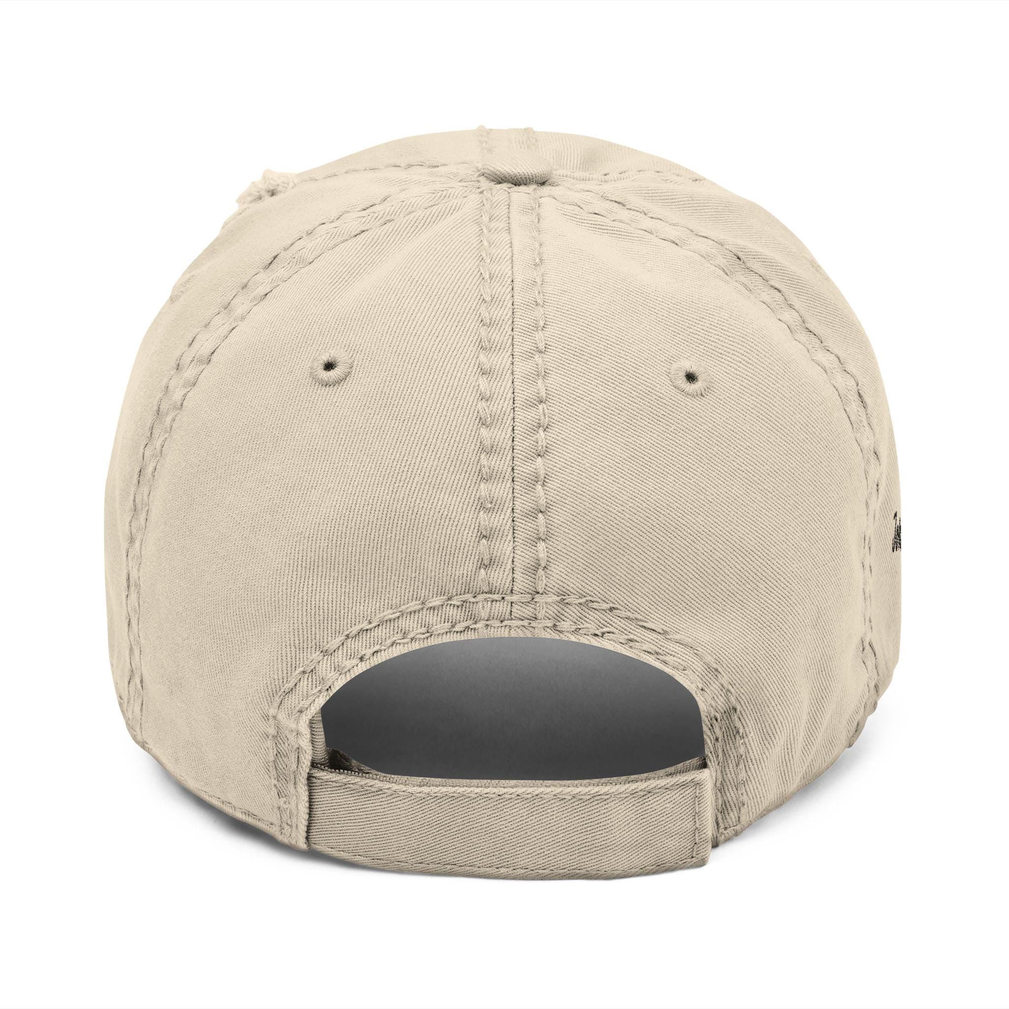 Embroidered Distressed Hat - Tetelestai Christian Headwear, Faithful Baseball Hat, Vintage Religious Accessories