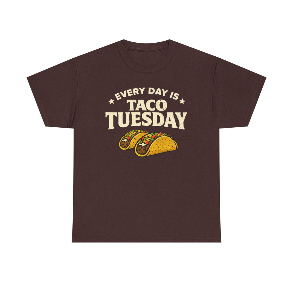 Taco Tuesday Shirt | Taco Illustration, Funny Text, Casual Food Tee