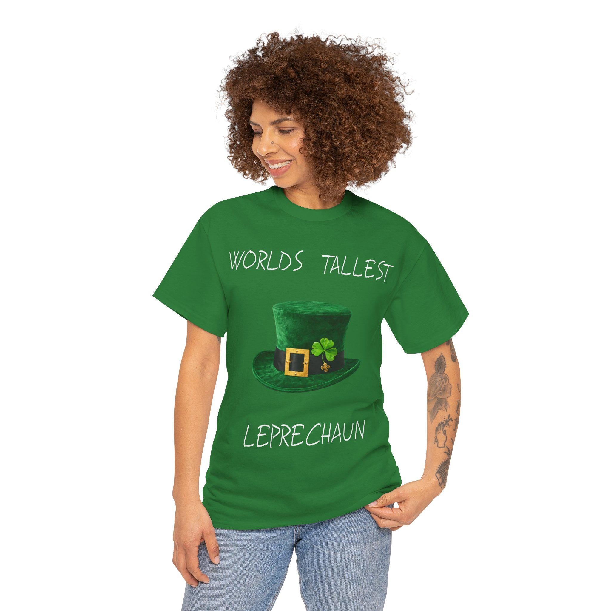 World's Tallest Leprechaun T-Shirt | St. Patrick's Day Funny Leprechaun Tee