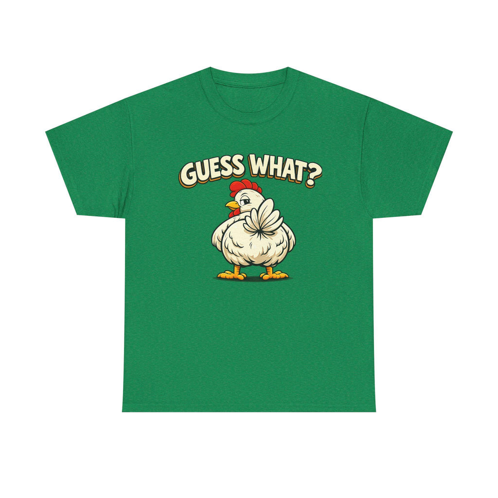 Guess What Chicken Shirt | Funny Hen Illustration, Farm Animal Gildan Tee