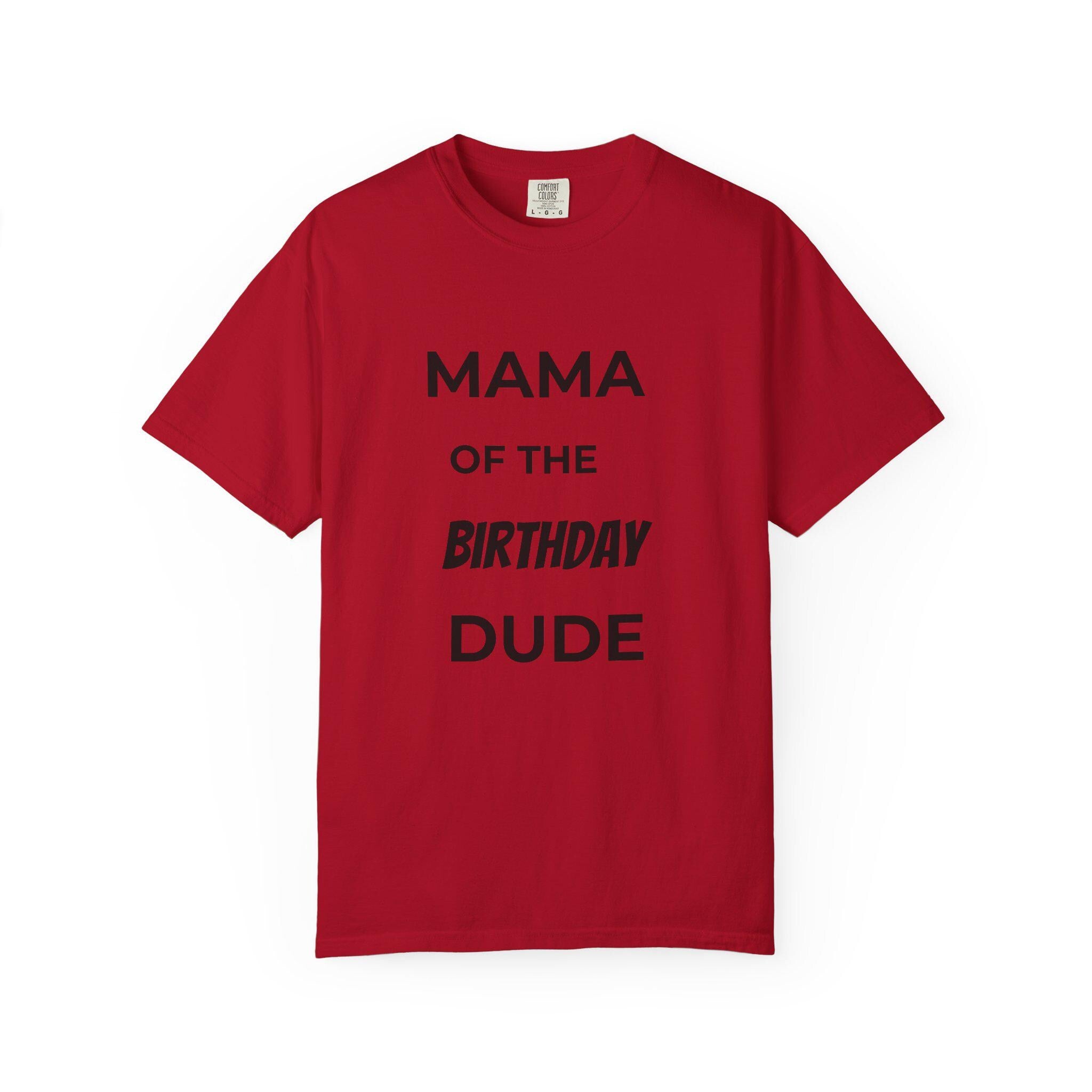 Mama of the Birthday Dude T-Shirt | Birthday Mom Tee