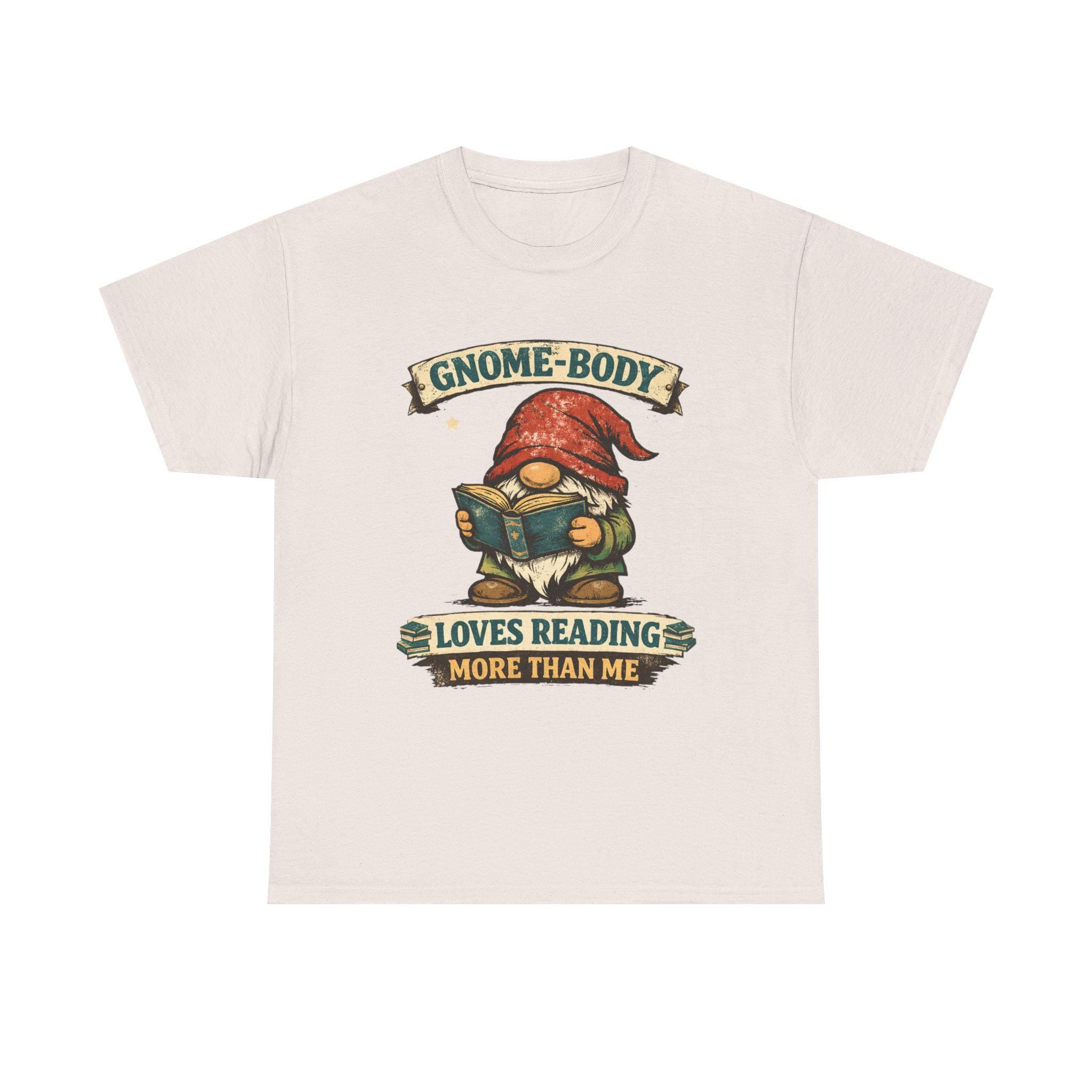 Gnome Reading Shirt | Book Lover Humour Tee