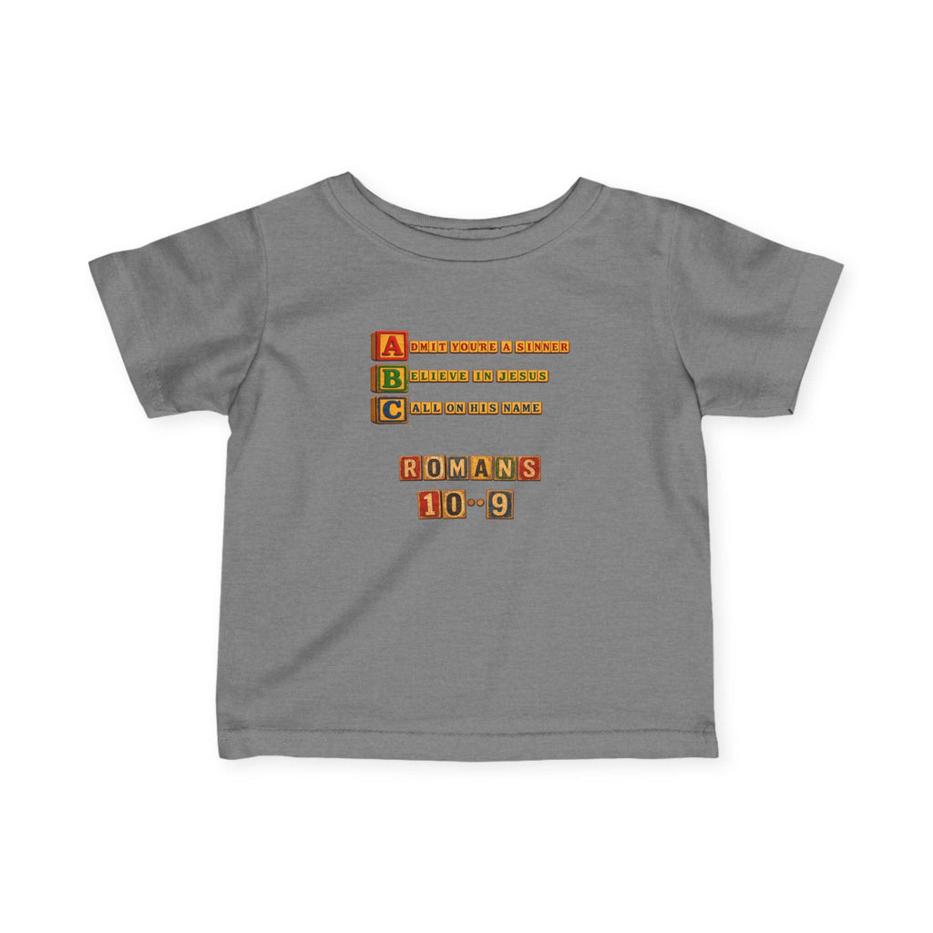 ABC Blocks Romans 10 9 Tee