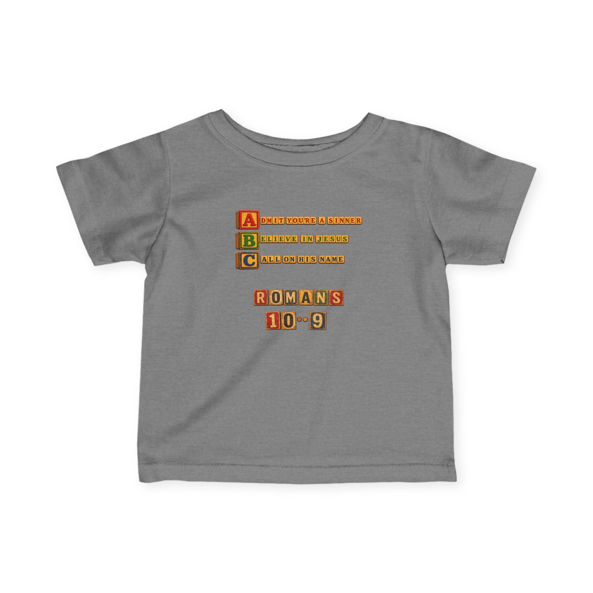 ABC Blocks Romans 10 9 Tee