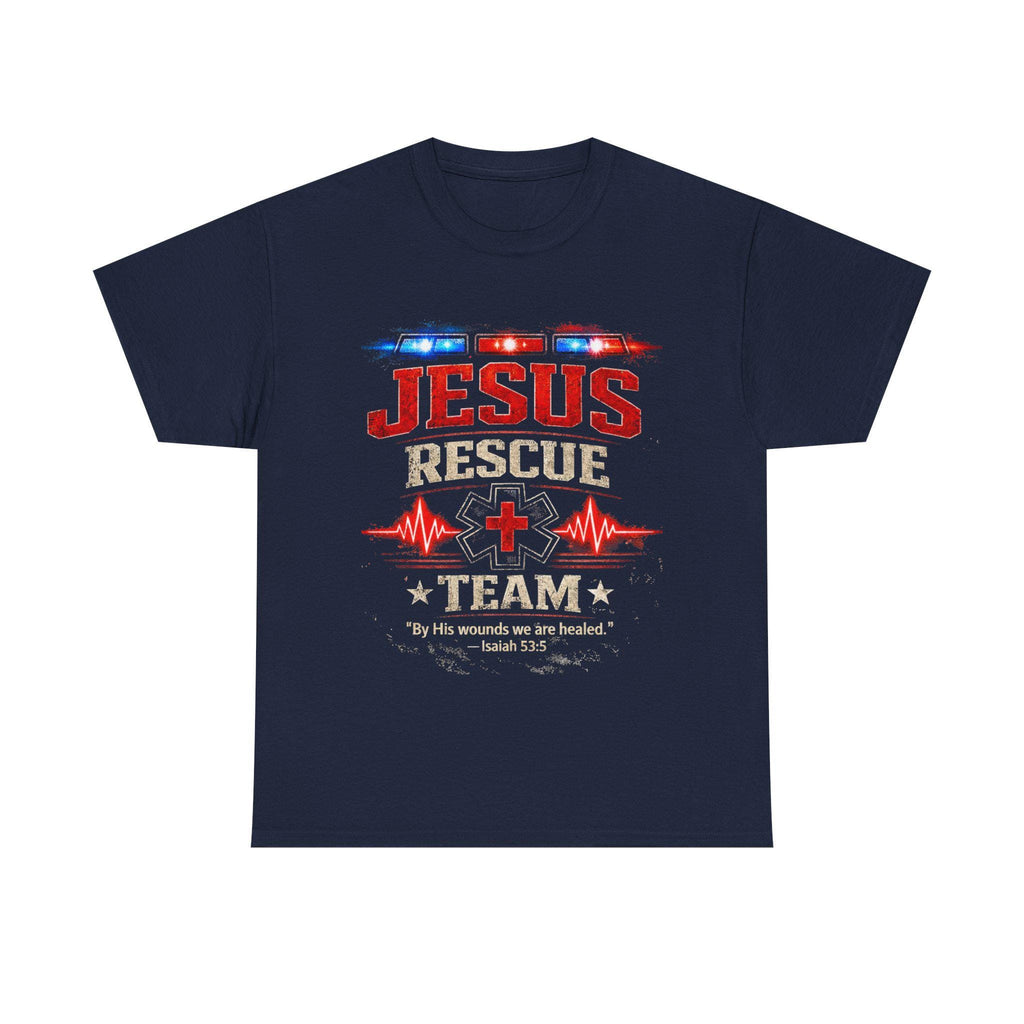 Jesus Rescue Team T Shirt | Christian EMS medical faith shirt