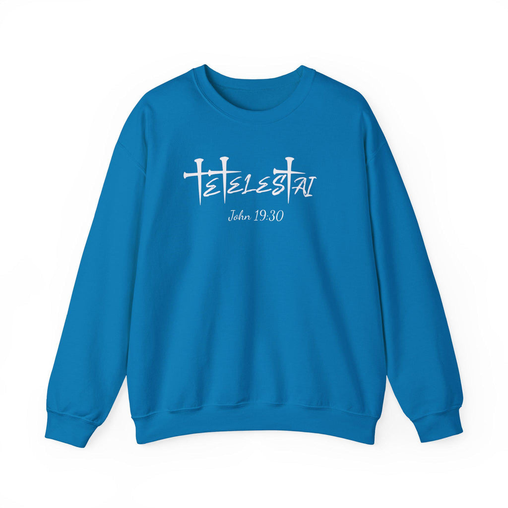 Tetelestai Embroidered Sweatshirt | Christian Apparel John 19:30