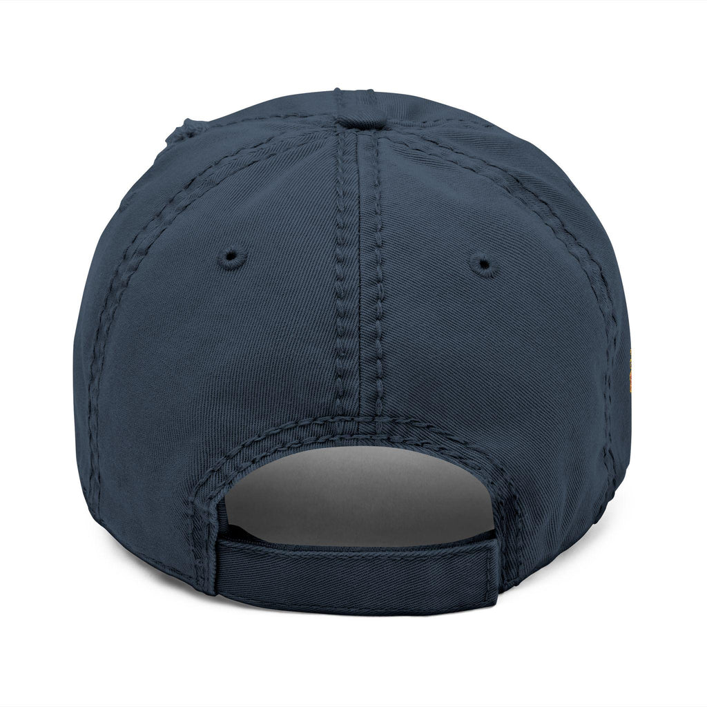 Embroidered Distressed Hat - Tetelestai Christian Headwear, Faithful Baseball Hat, Vintage Religious Accessories