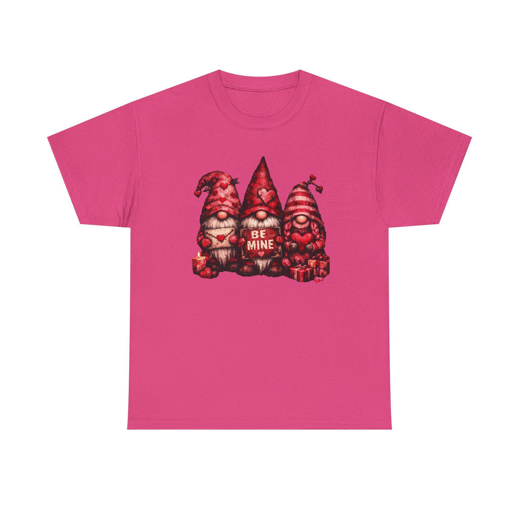 Valentines Gnomes T-Shirt | Couple Gnomes Heart Design, Cozy Vibes