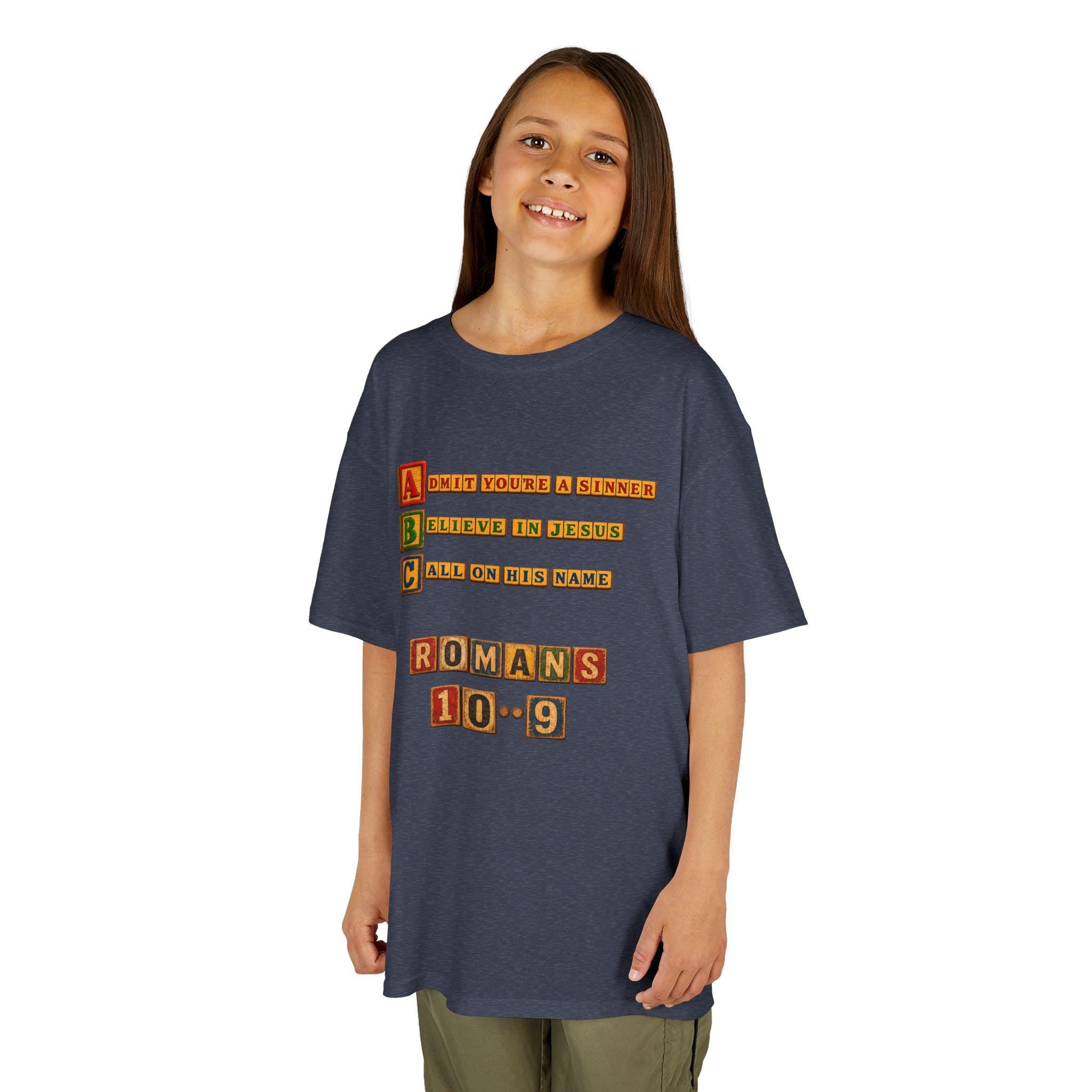 ABC Blocks Romans 10 9 Tee