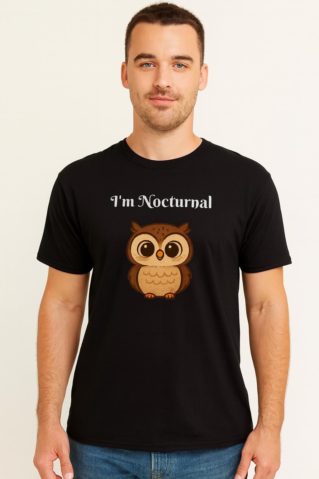 Nocturnal Owl T-Shirt | Night Owl Graphic Tee