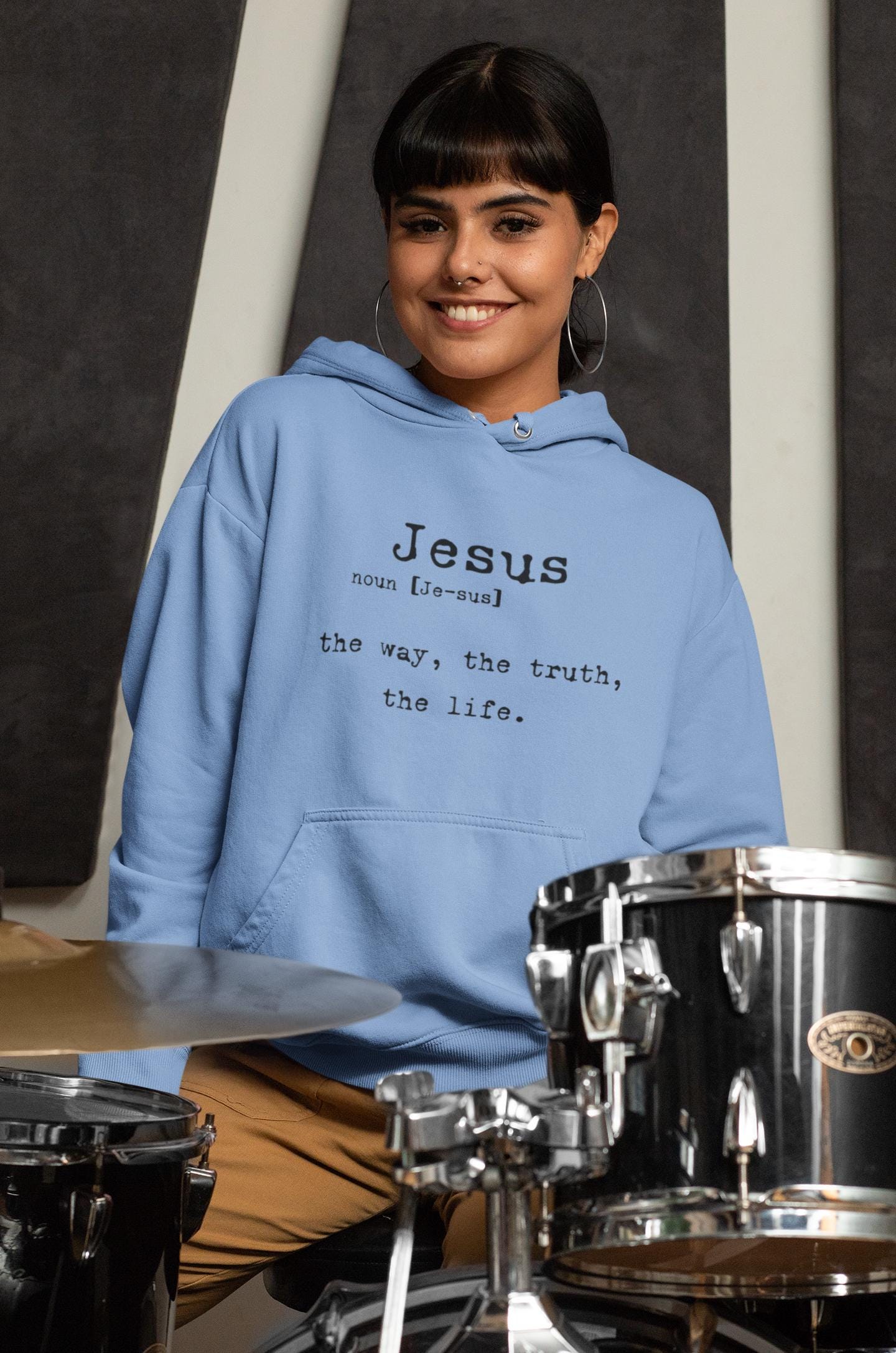 Jesus Definition Hoodie | Faith Typography Pullover