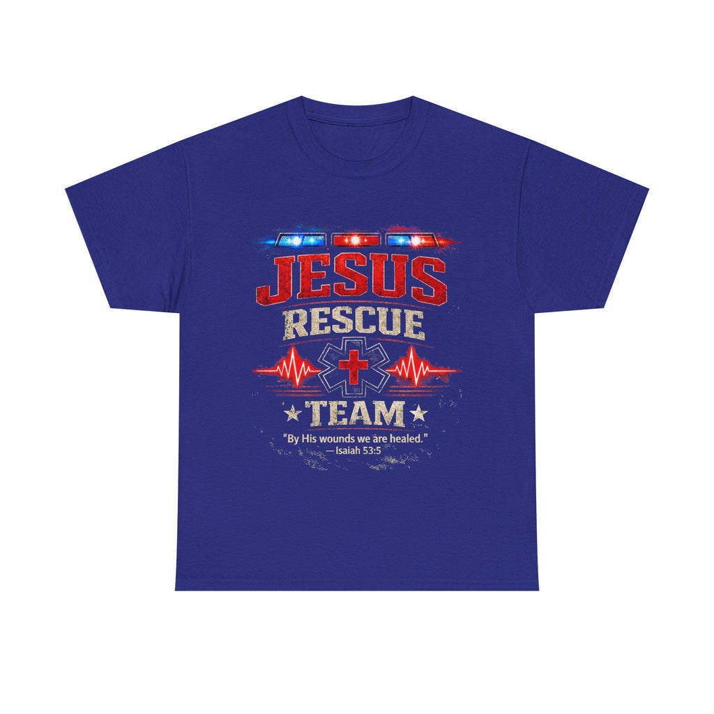 Jesus Rescue Team T Shirt | Christian EMS medical faith shirt