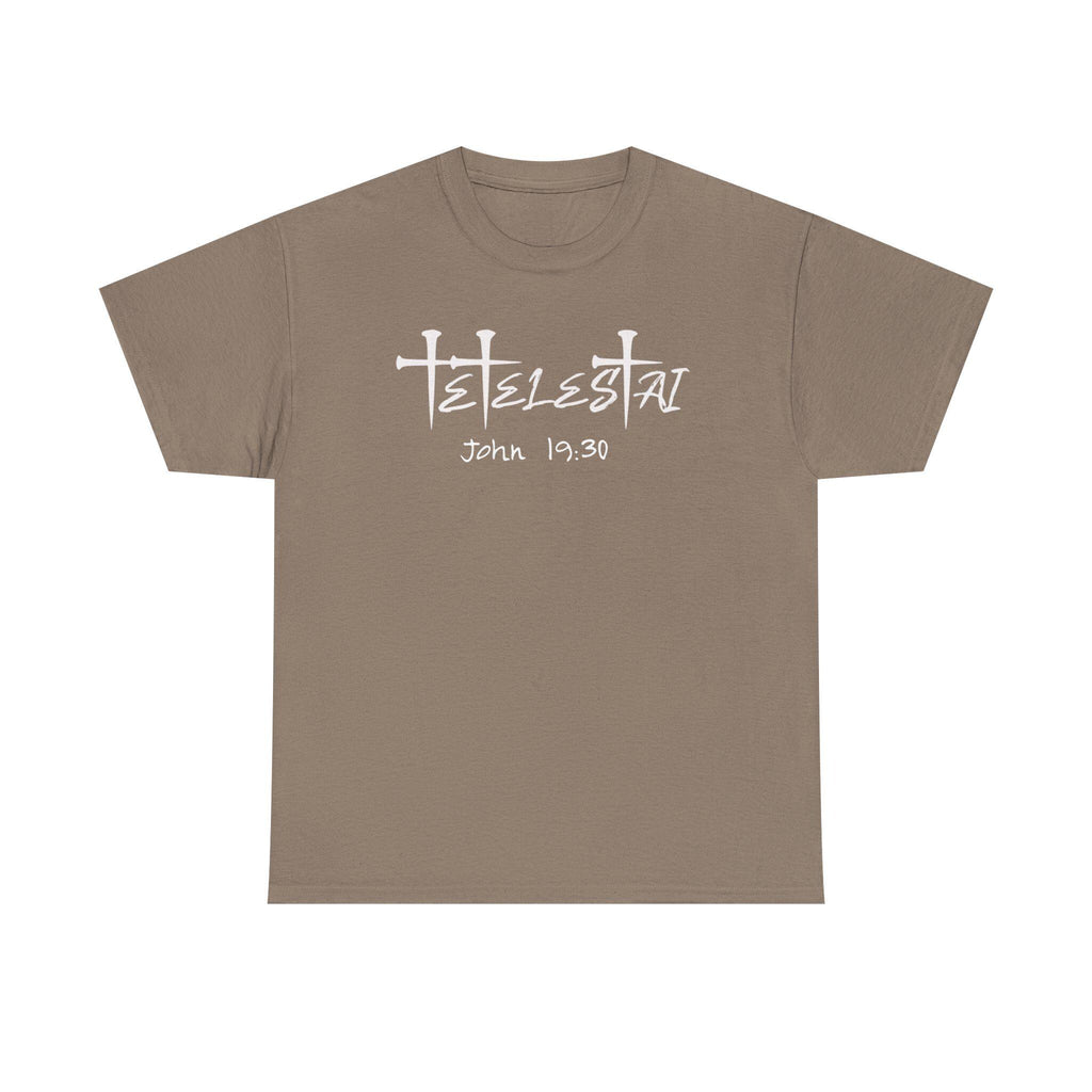 Tetelestai It Is Finished T-Shirt | Christian Scripture Faith Tee John 19:30