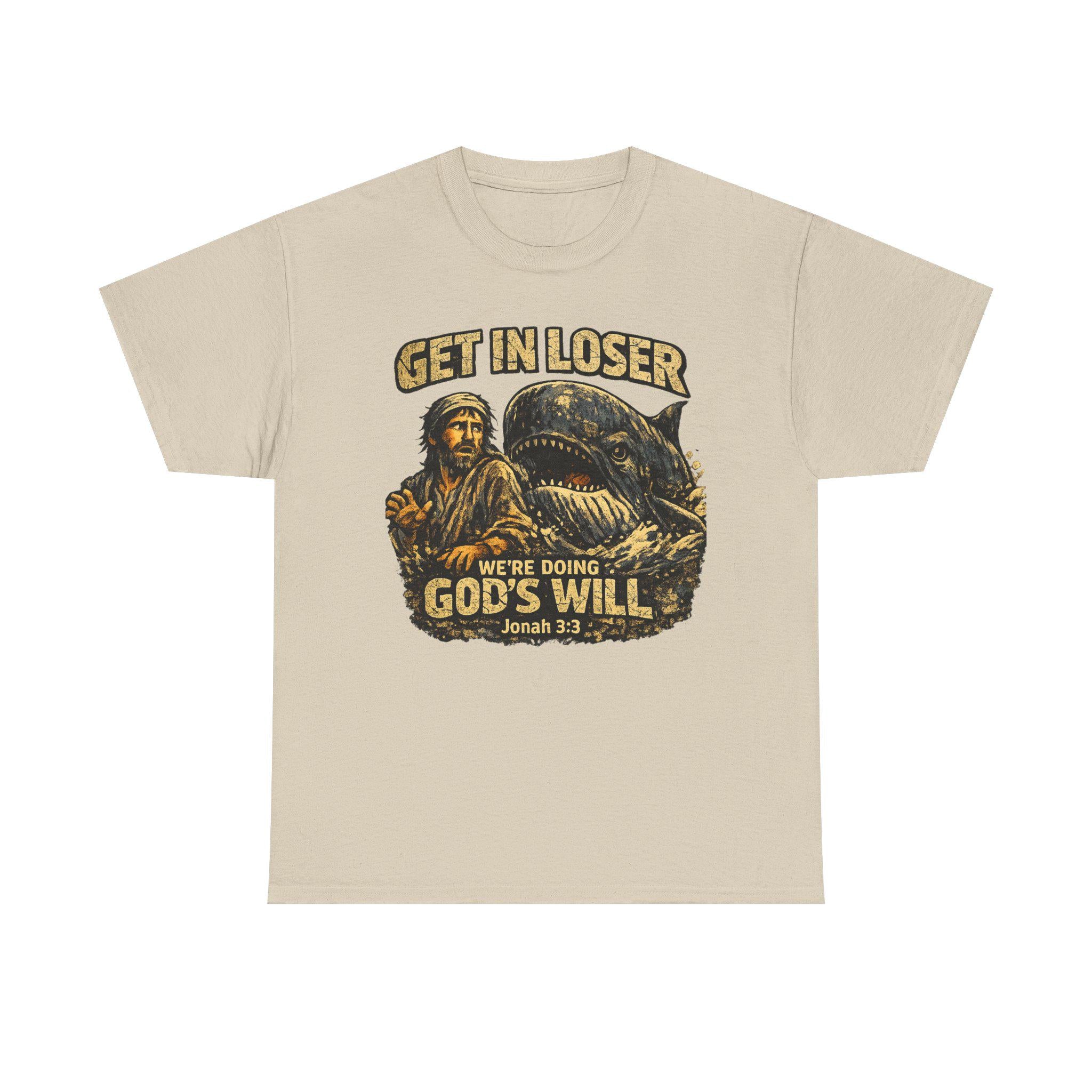 Jonah Whale Illustration Tee | Vintage Religious Graphic Shirt