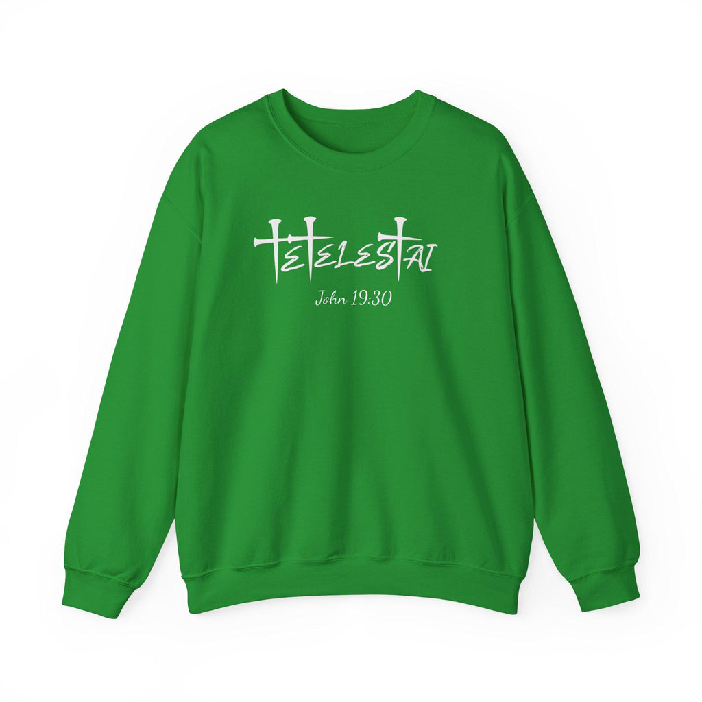 Tetelestai Embroidered Sweatshirt | Christian Apparel John 19:30