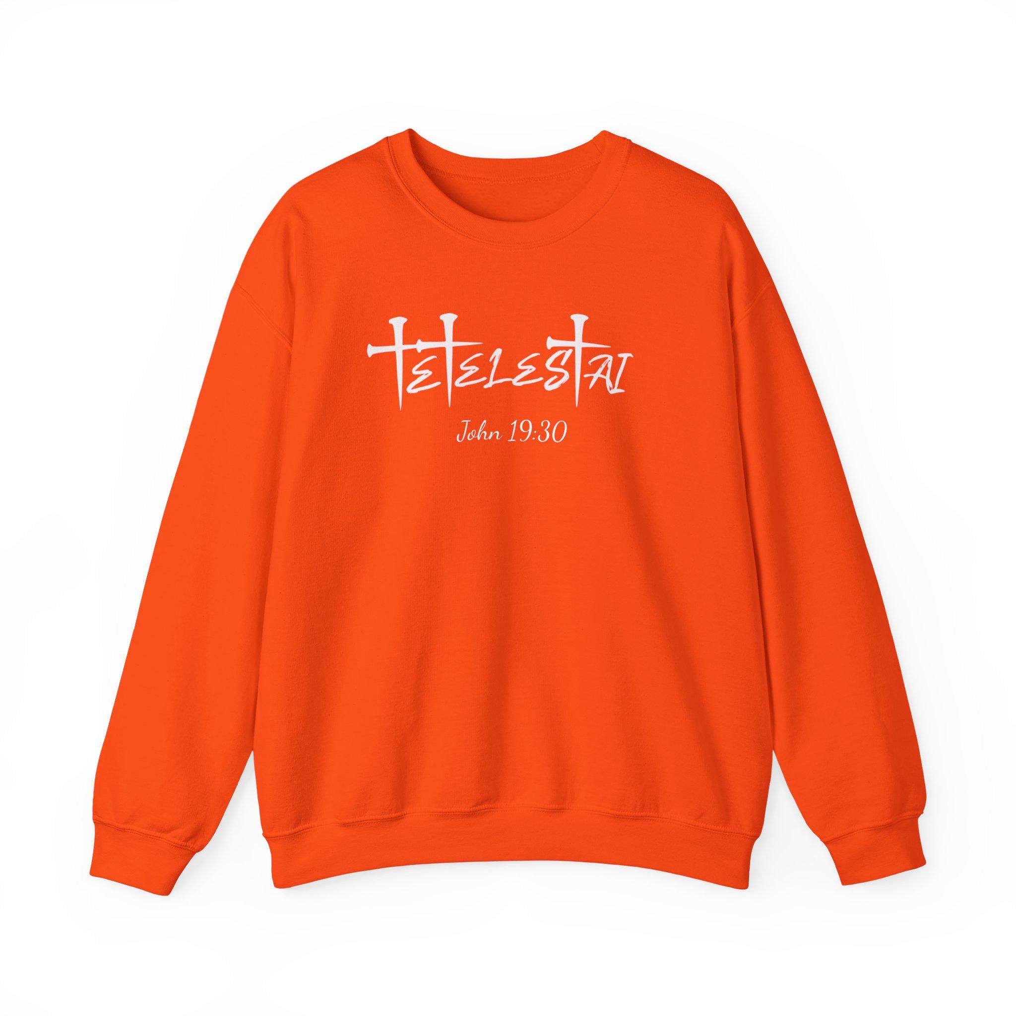 Tetelestai Embroidered Sweatshirt | Christian Apparel John 19:30