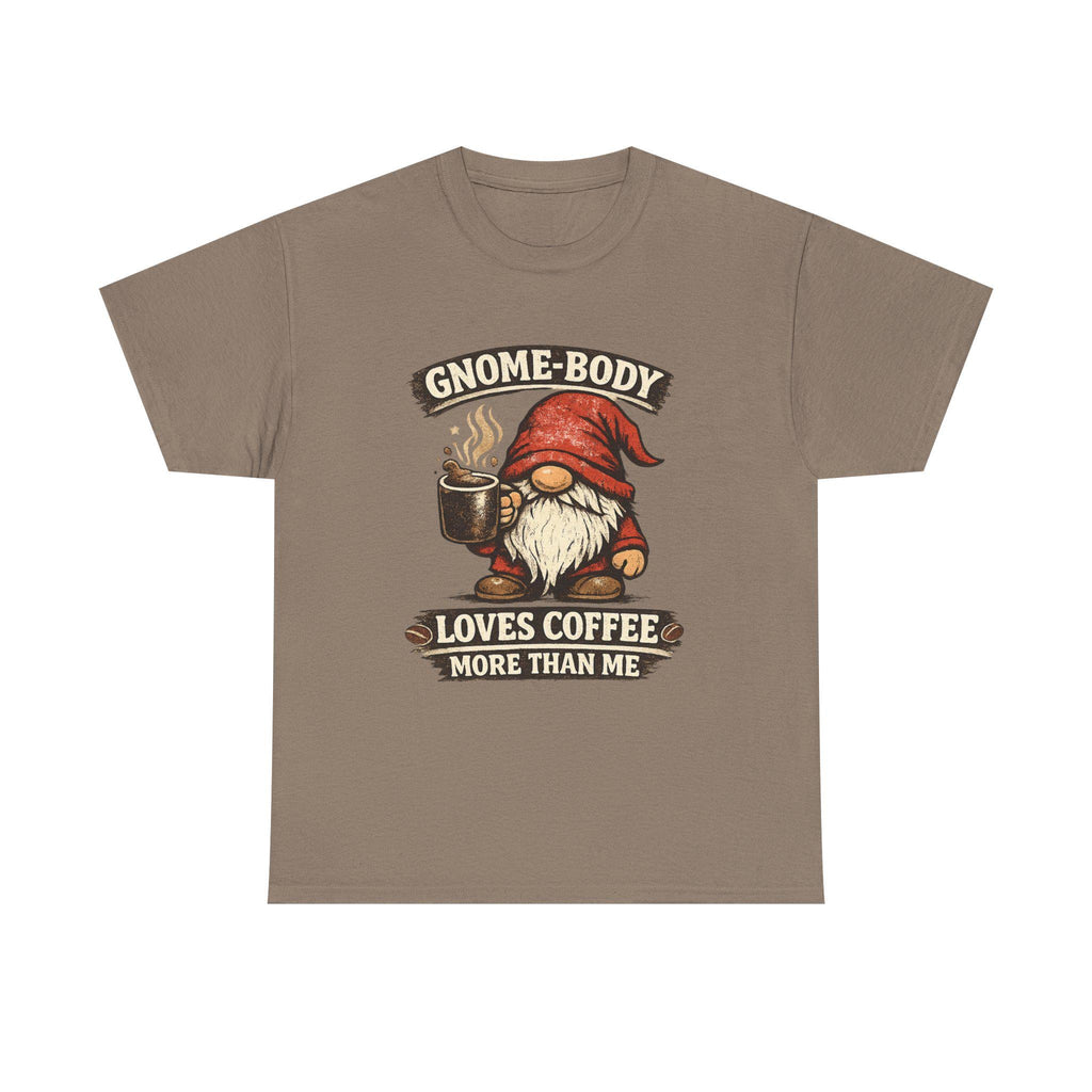 Gnome Coffee Shirt | Humorous Gnome Lover Graphic Tee