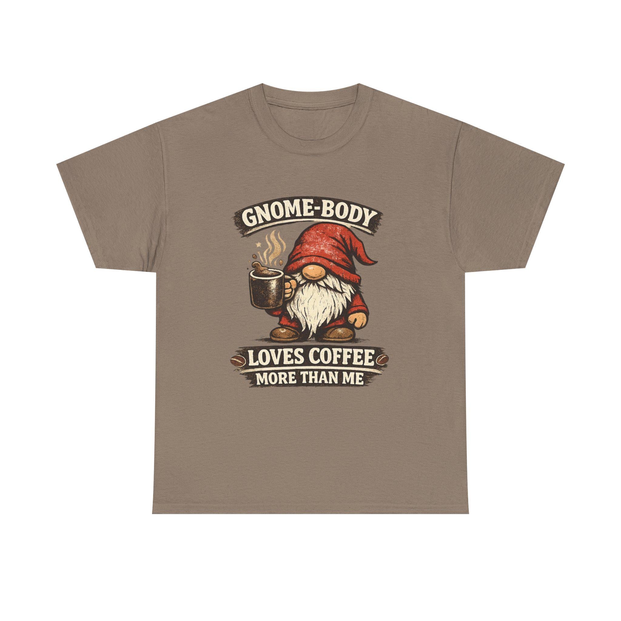 Gnome Coffee Shirt | Humorous Gnome Lover Graphic Tee